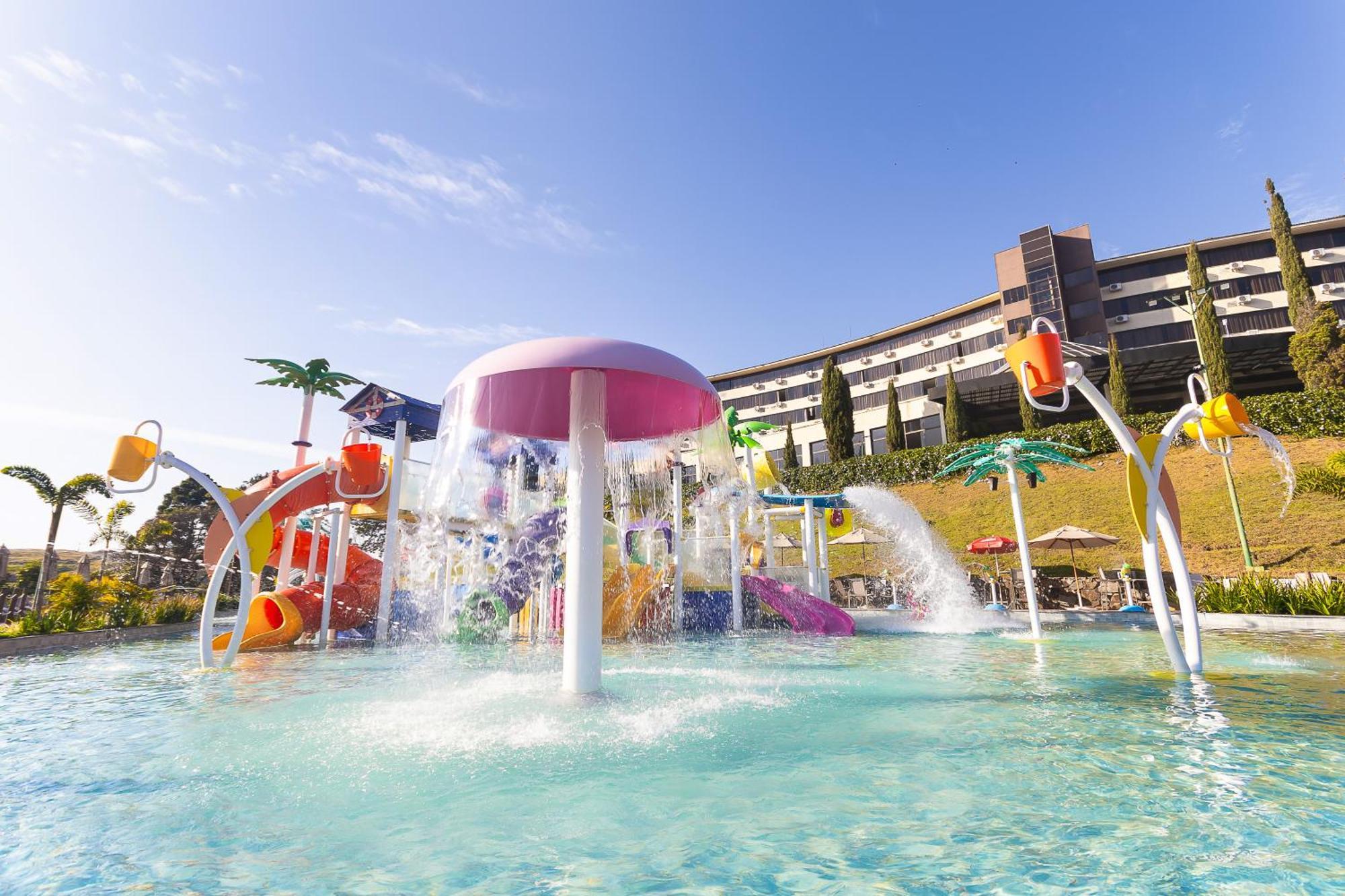 Hotel Golden Park All Inclusive Pocos De Caldas By Nacional Inn Exterior foto The water park at the hotel